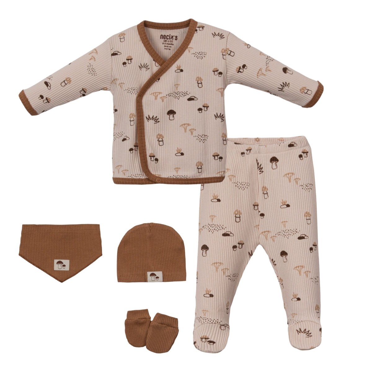 Light knitted 5pc welcome set