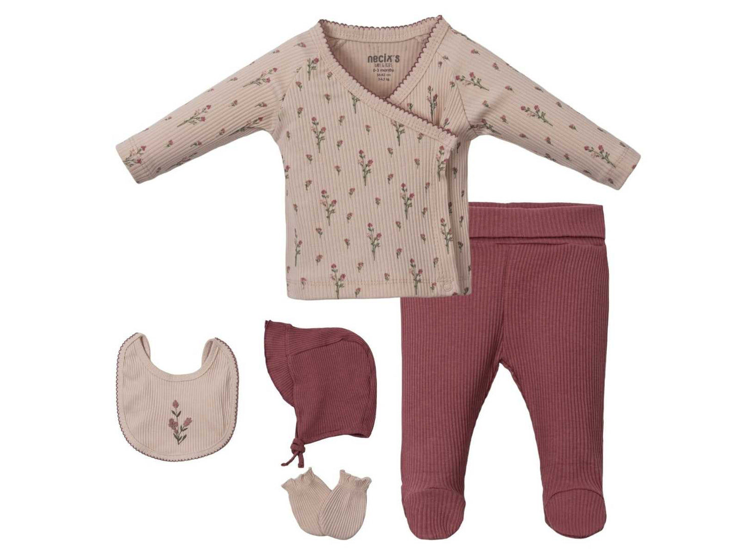 Light knitted 5pc welcome set