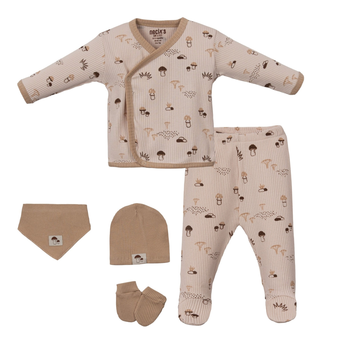Light knitted 5pc welcome set