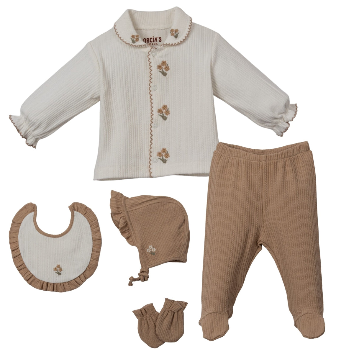 Light knitted 5pc welcome set