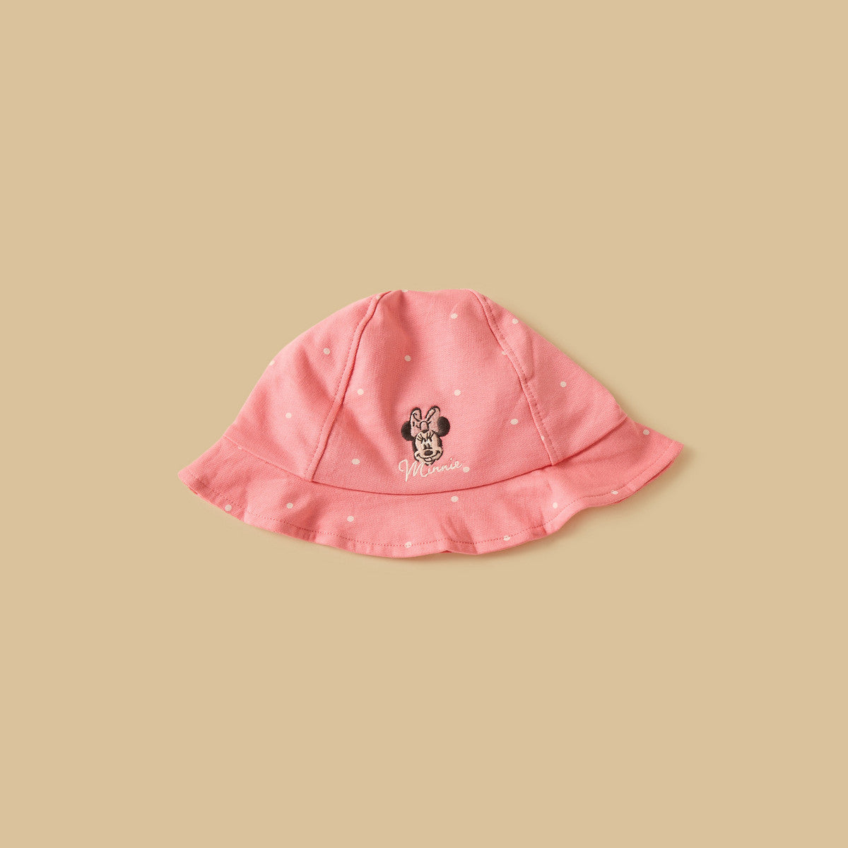 MAX-Minnie Mouse Print T-shirt with Shorts and Cap