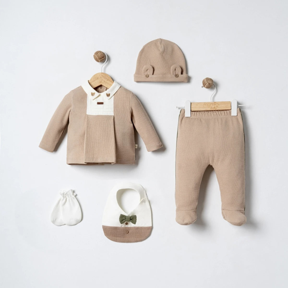MYMIO-TEXTURED COTTON 5 PC WELCOME SET