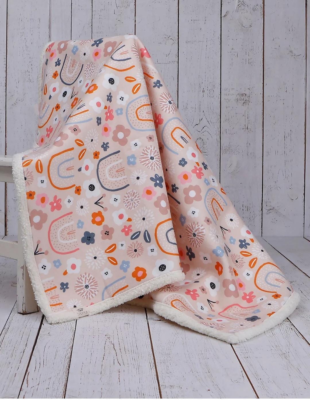DOUBLE SIDED SHERPA - baby blanket