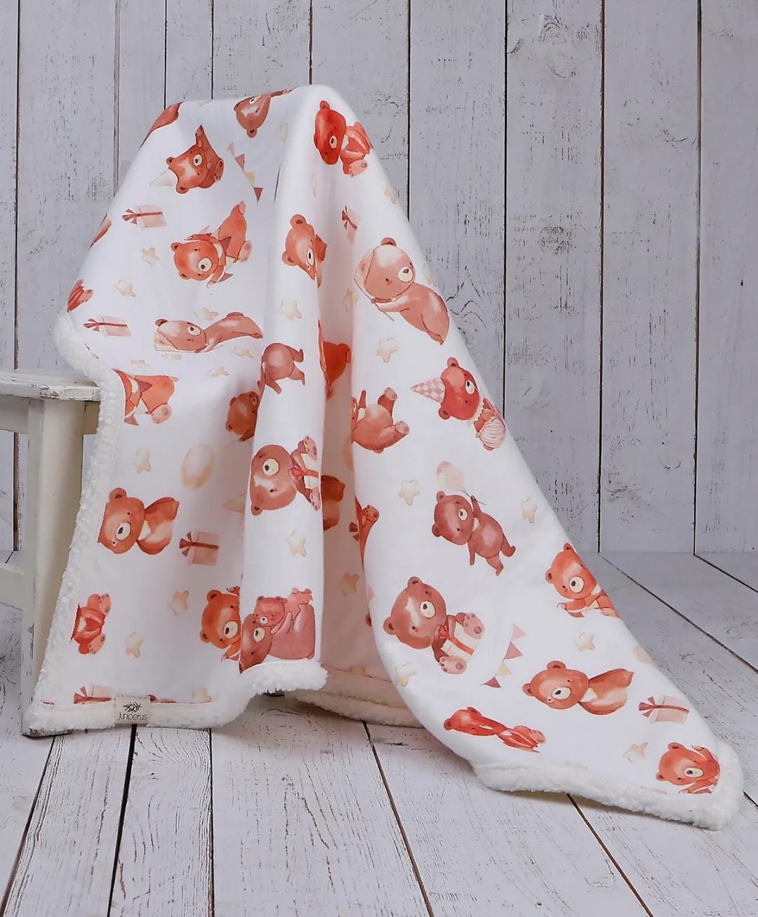 DOUBLE SIDED SHERPA - baby blanket
