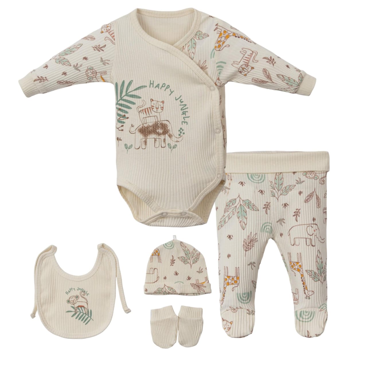 Light knitted 5pc welcome set