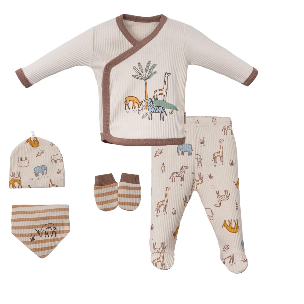Light knitted 5pc welcome set