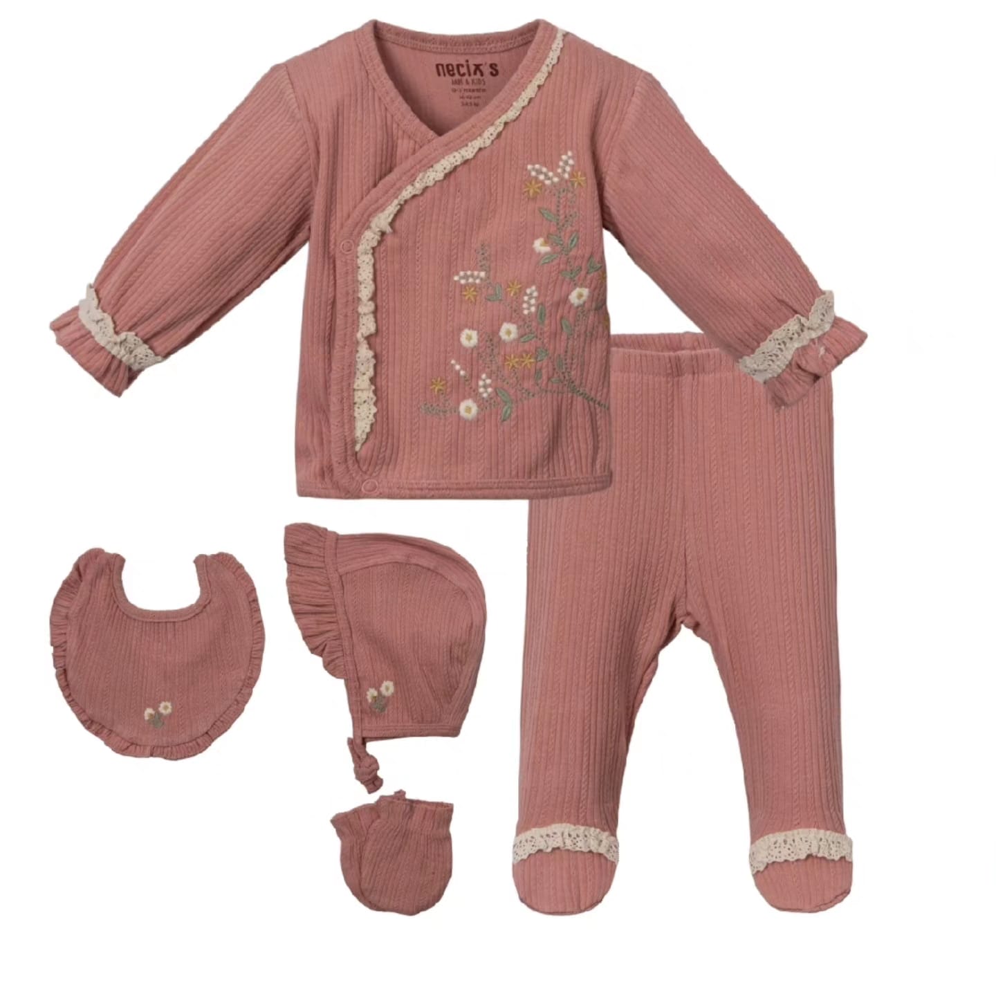 Light knitted 5pc welcome set