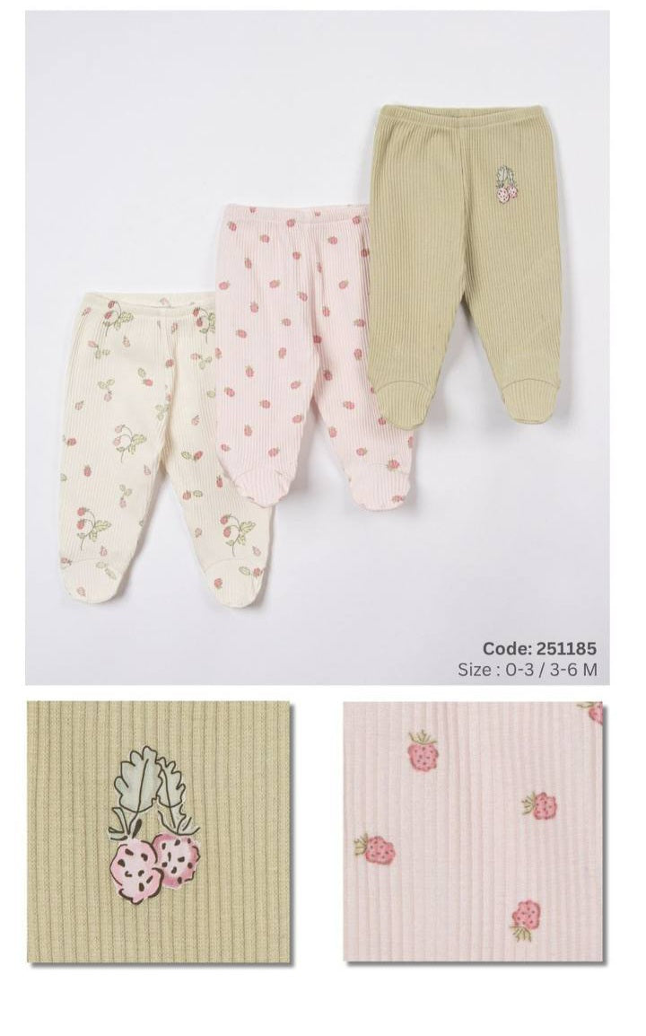 PACK OF THREE SETS - Ribbed