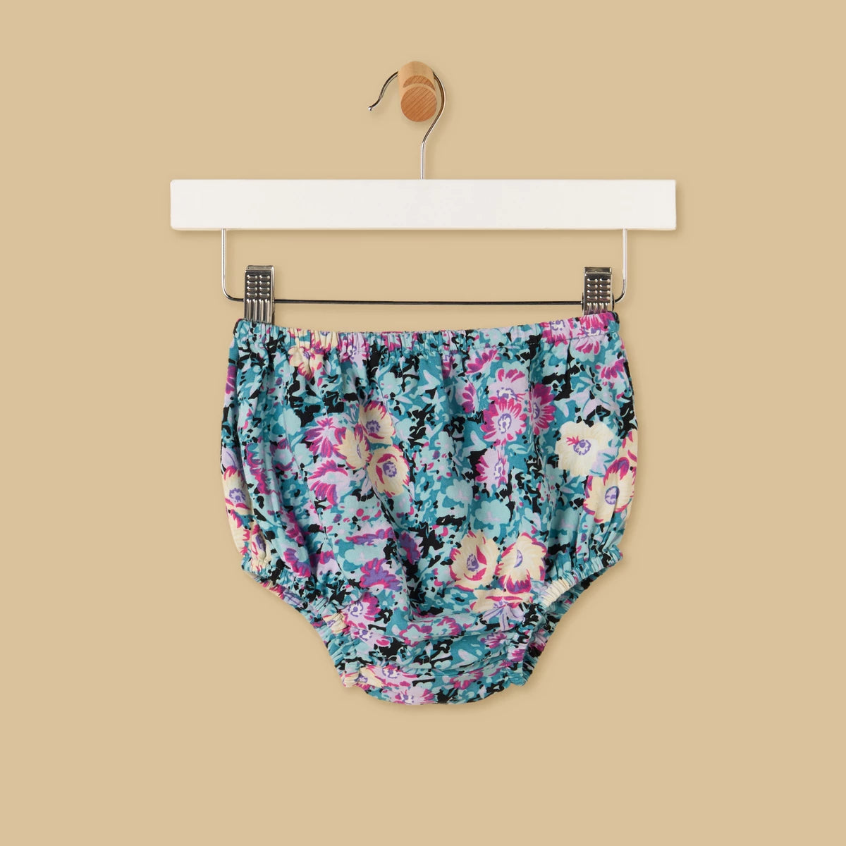 MAX-Floral Print Dress with Bloomers