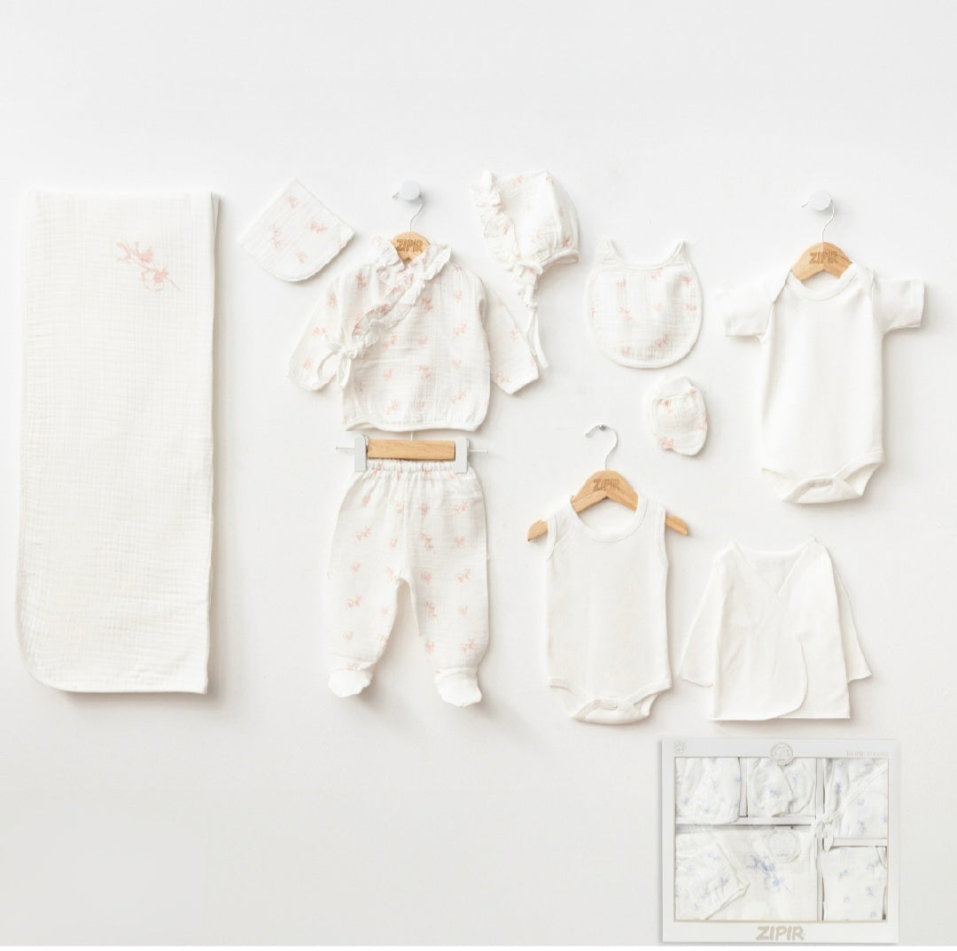 FRILL BOUQUET - PREMIUM MUSLIN WELCOME SET