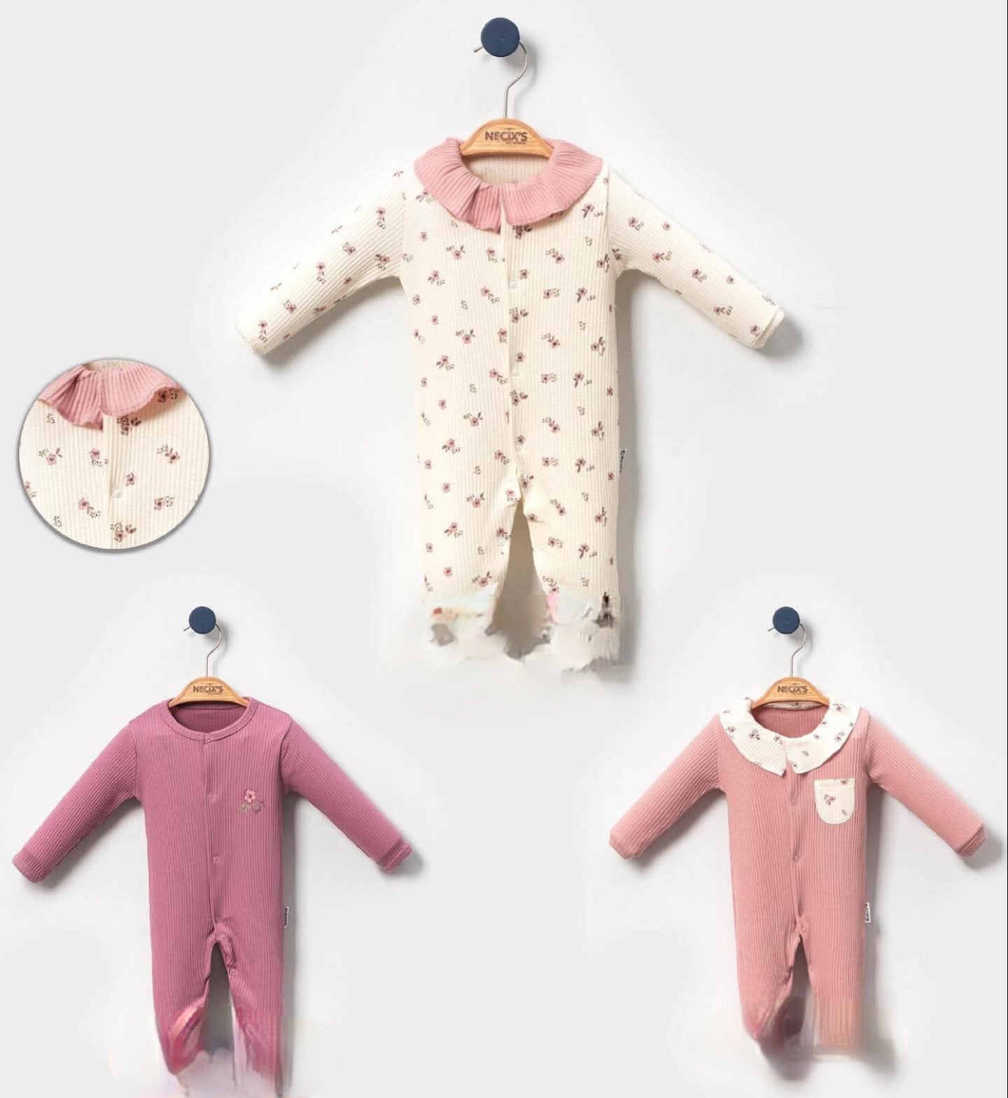 BEST-SELLING RIBBED - romper pack