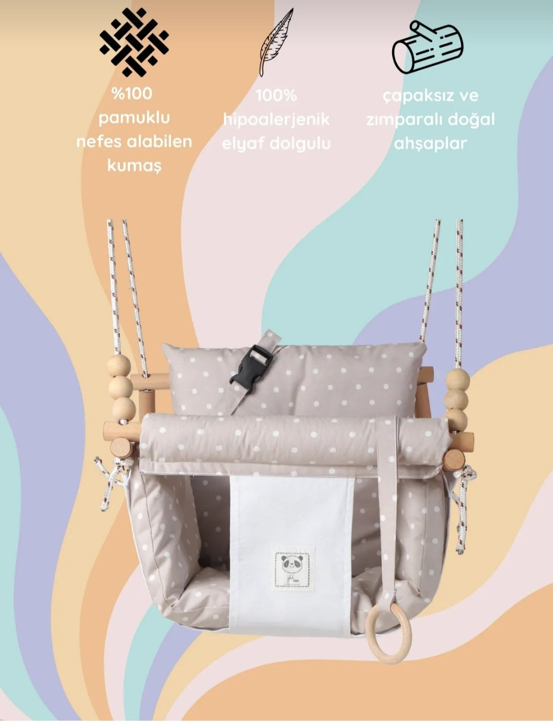BABY WOODEN SWING