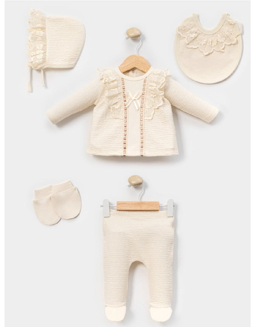 MC - TEXTURED COTTON - 5pc welcome set