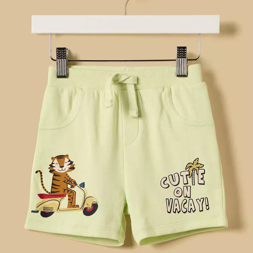 MAX-Pack of 2 - Printed Cotton Shorts