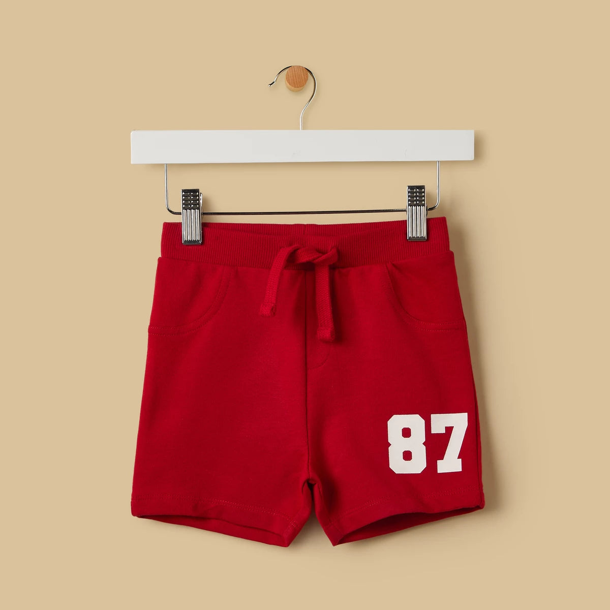 MAX-Chicago Print Cotton T-shirt and Shorts Set