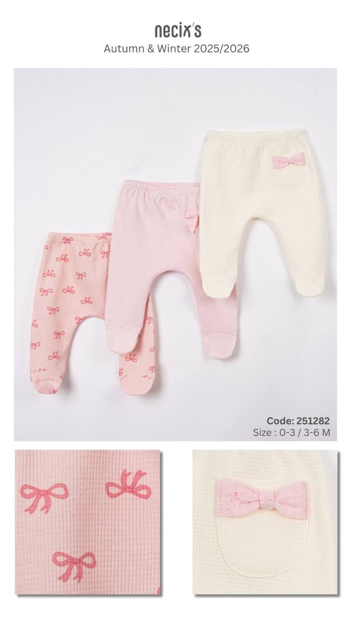 PACK OF THREE SETS - Ribbed