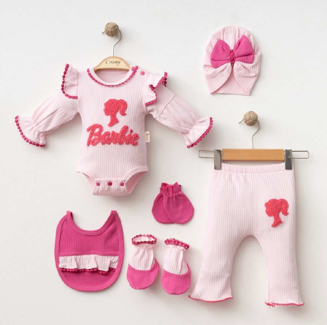 Light knitted 5pc welcome set