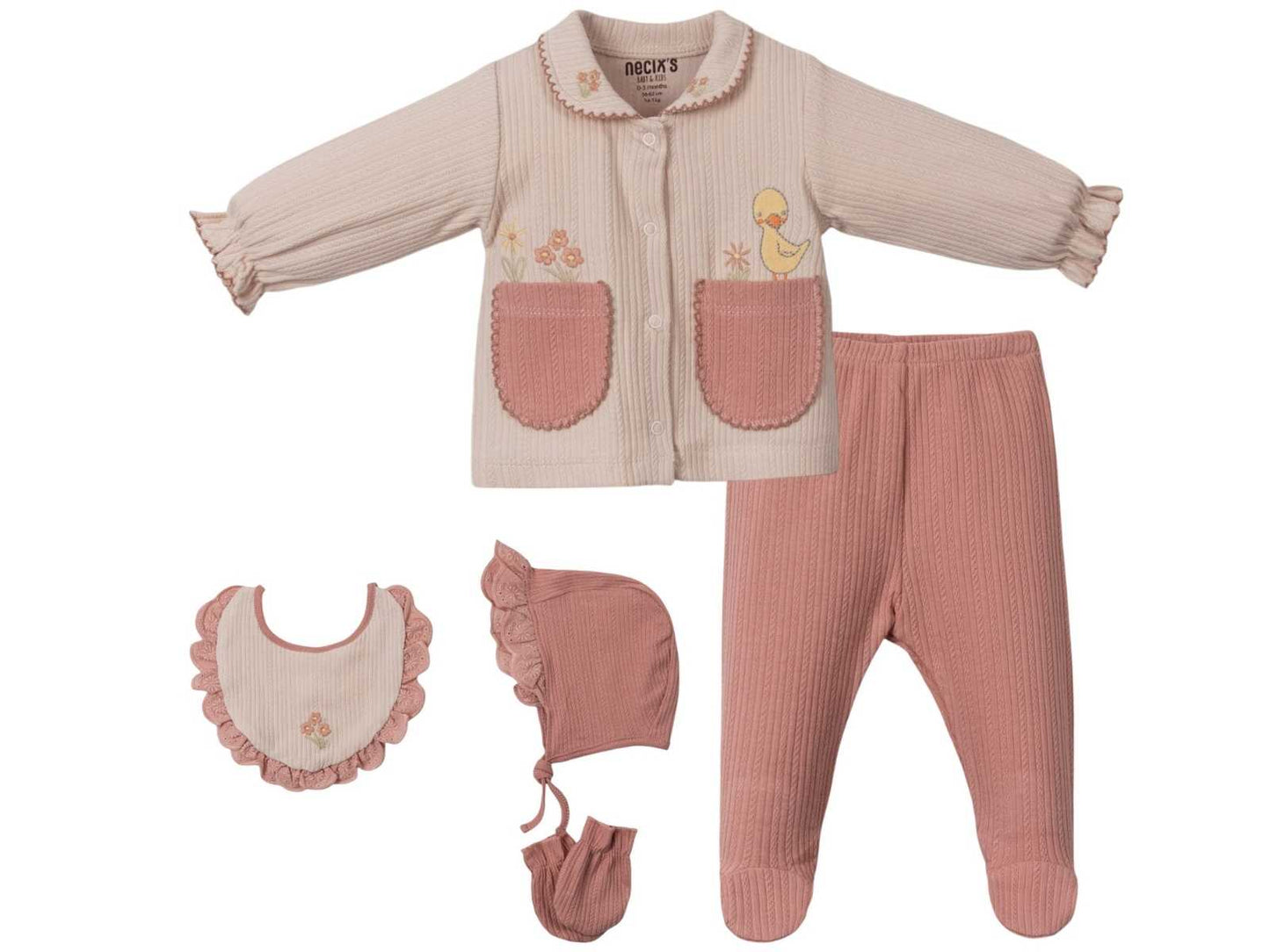 Light knitted 5pc welcome set