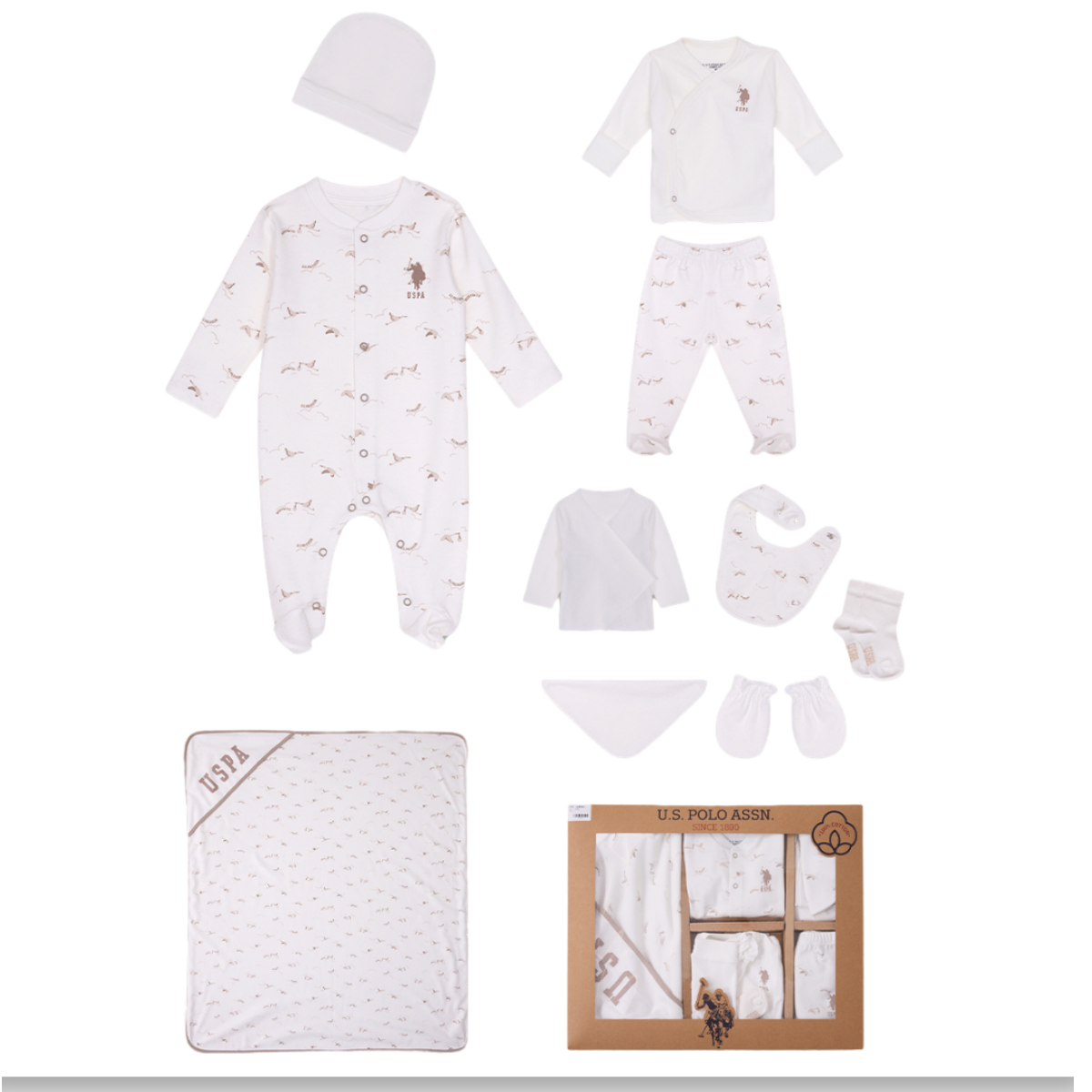 U.S.POLO ASSN. - COTTON welcome set