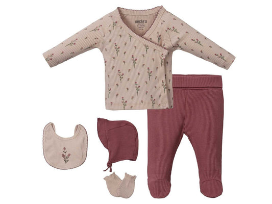 Light knitted 5pc welcome set