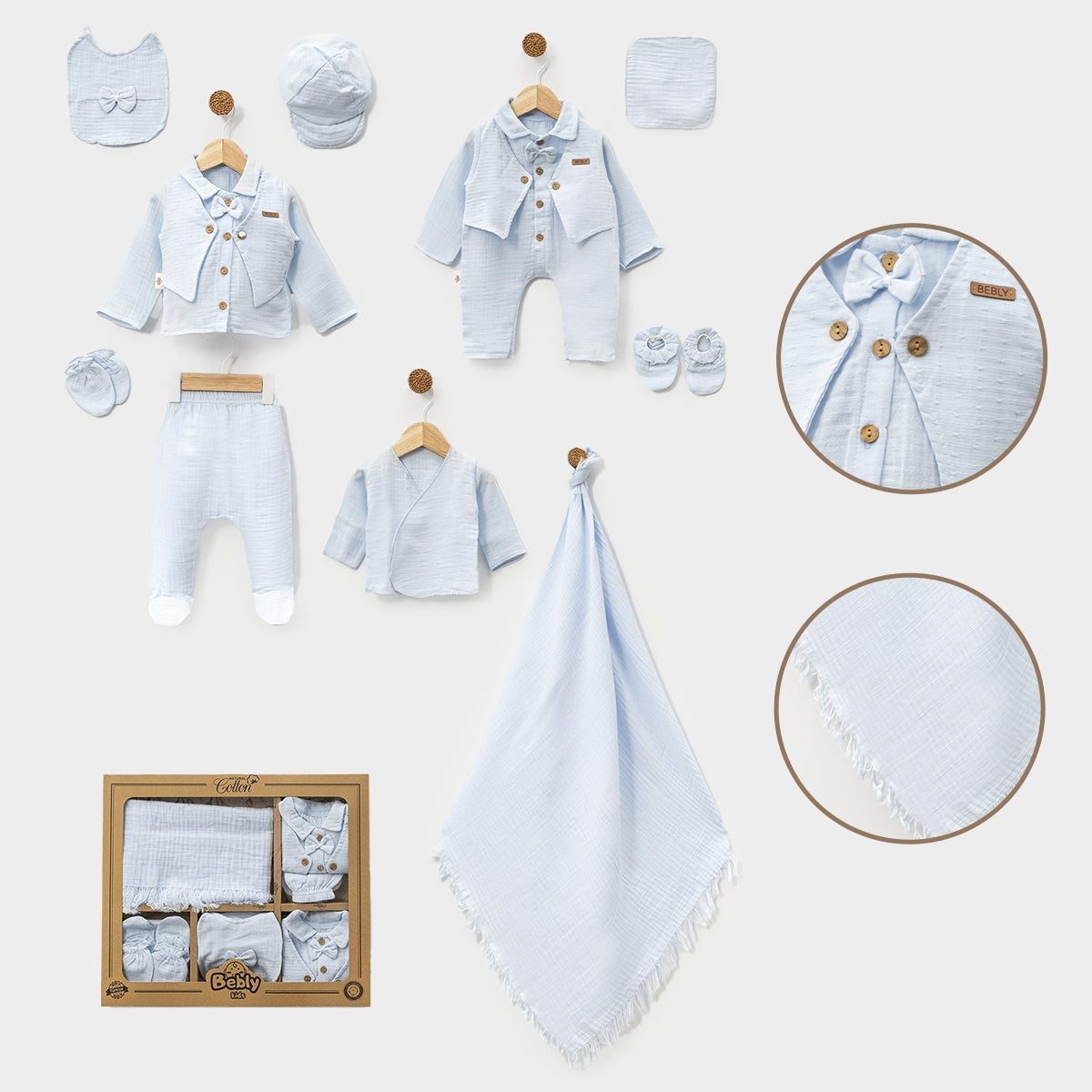GENTLEMEN  - PREMIUM MUSLIN WELCOME SET