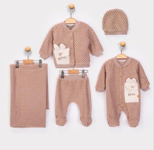 BB - PLUSH FLEECE - 5pc welcome set