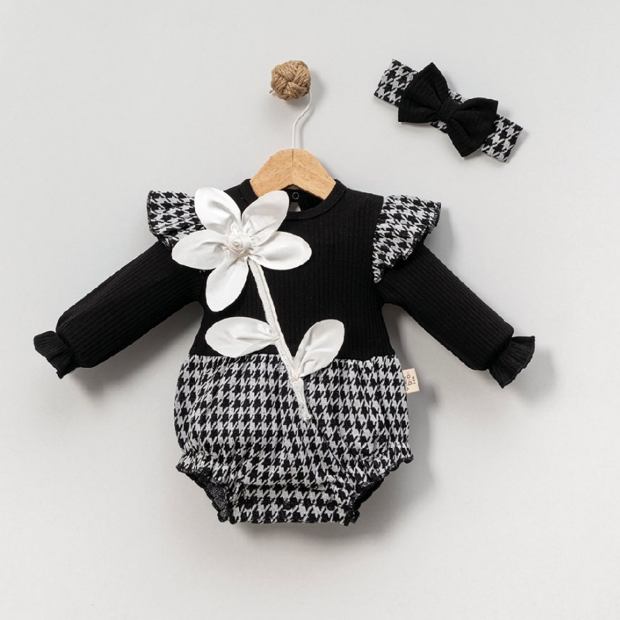 2PC FLOWER BODYSUIT SET