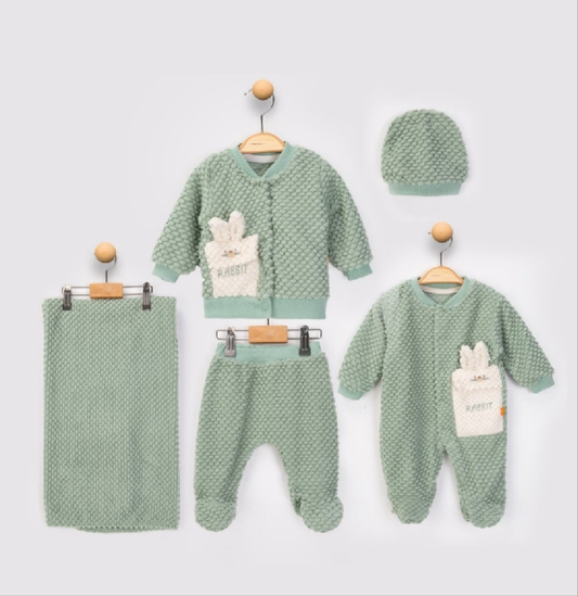 BB - PLUSH FLEECE - 5pc welcome set
