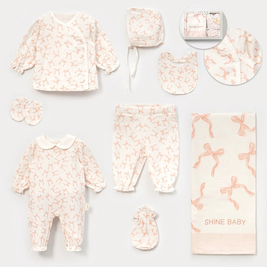 LM-COTTON/MUSLIN WELCOME SET