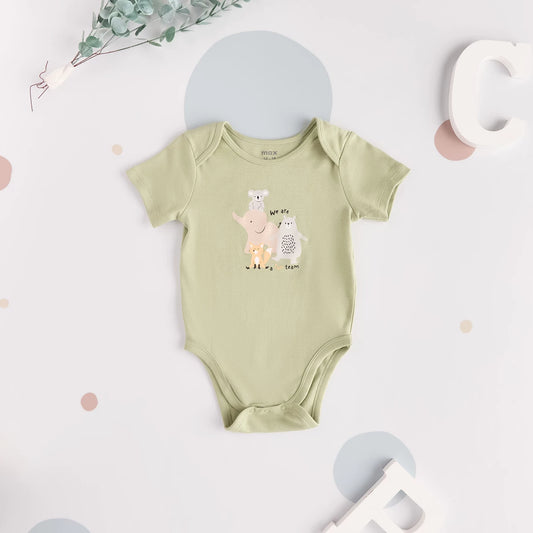 MAX-Animal Print Cotton Bodysuit