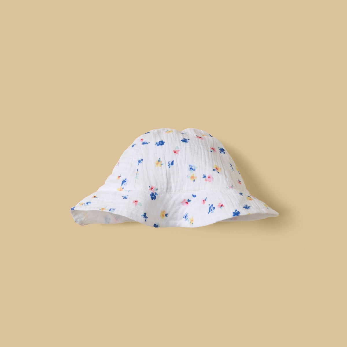 MAX-Floral Embroidered Romper with Hat