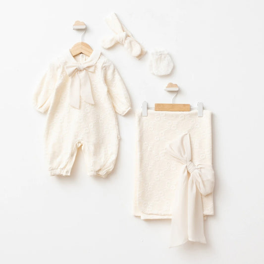 PUGI-LACY COTTON-4PC WELCOME SET