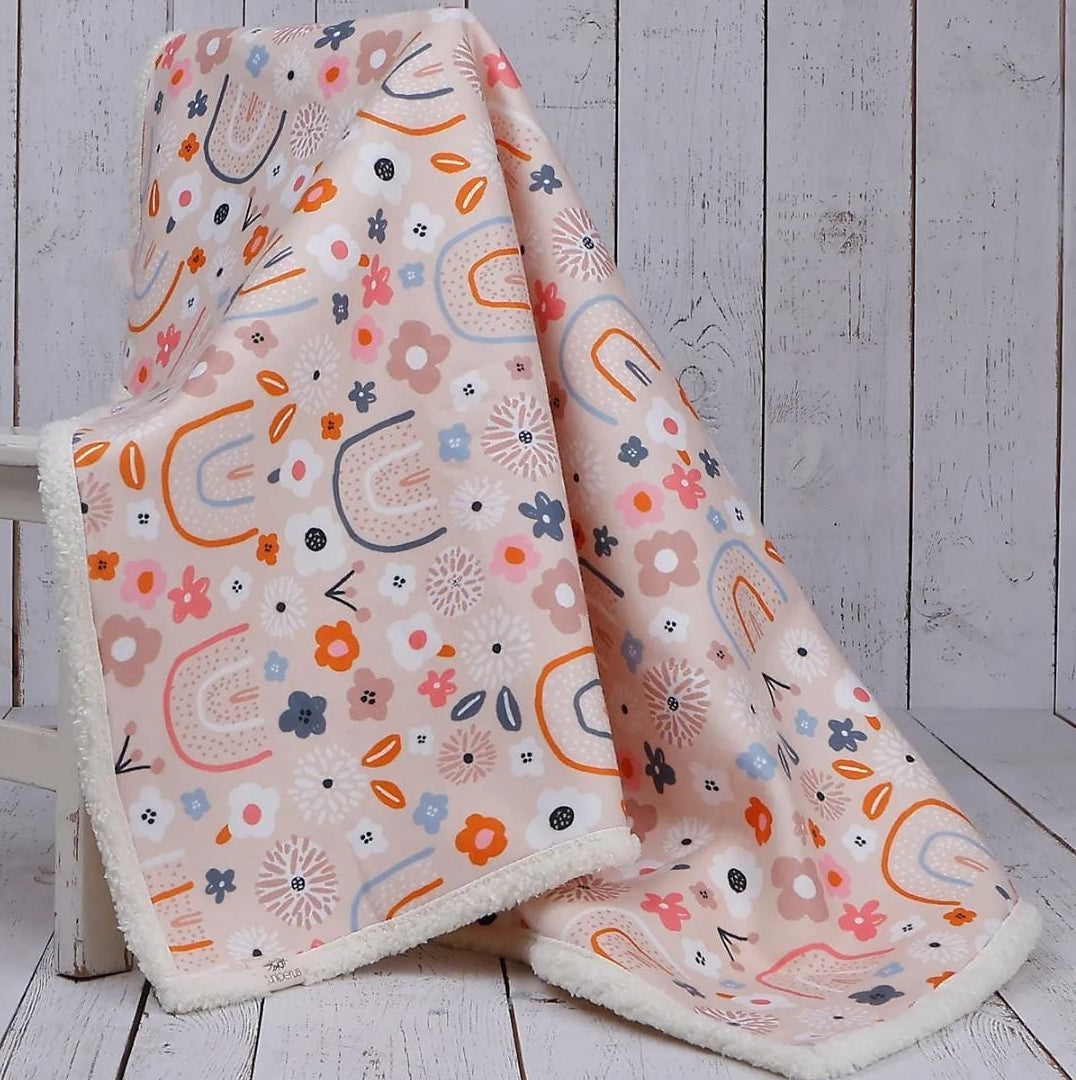 DOUBLE SIDED SHERPA - baby blanket