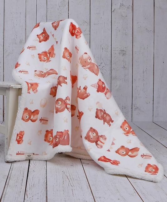 DOUBLE SIDED SHERPA - baby blanket