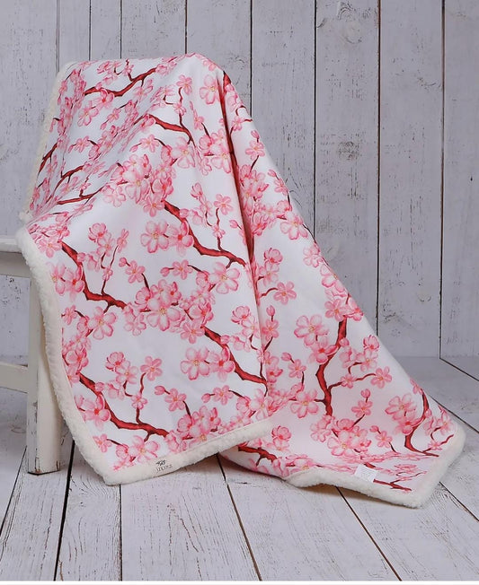 DOUBLE SIDED SHERPA - baby blanket