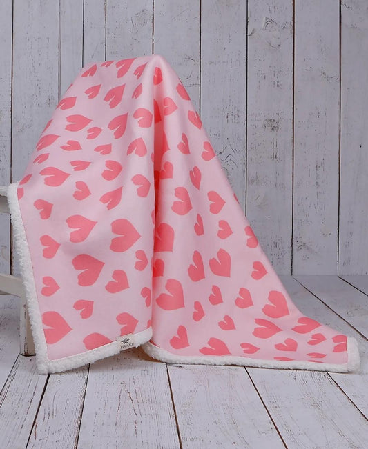 DOUBLE SIDED SHERPA - baby blanket