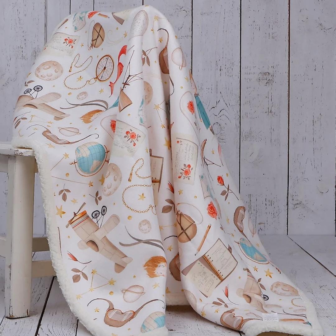 DOUBLE SIDED SHERPA - baby blanket