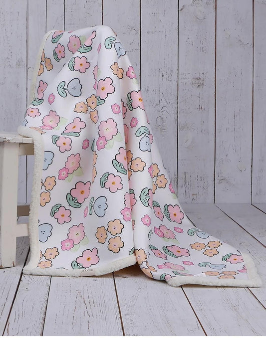 DOUBLE SIDED SHERPA - baby blanket