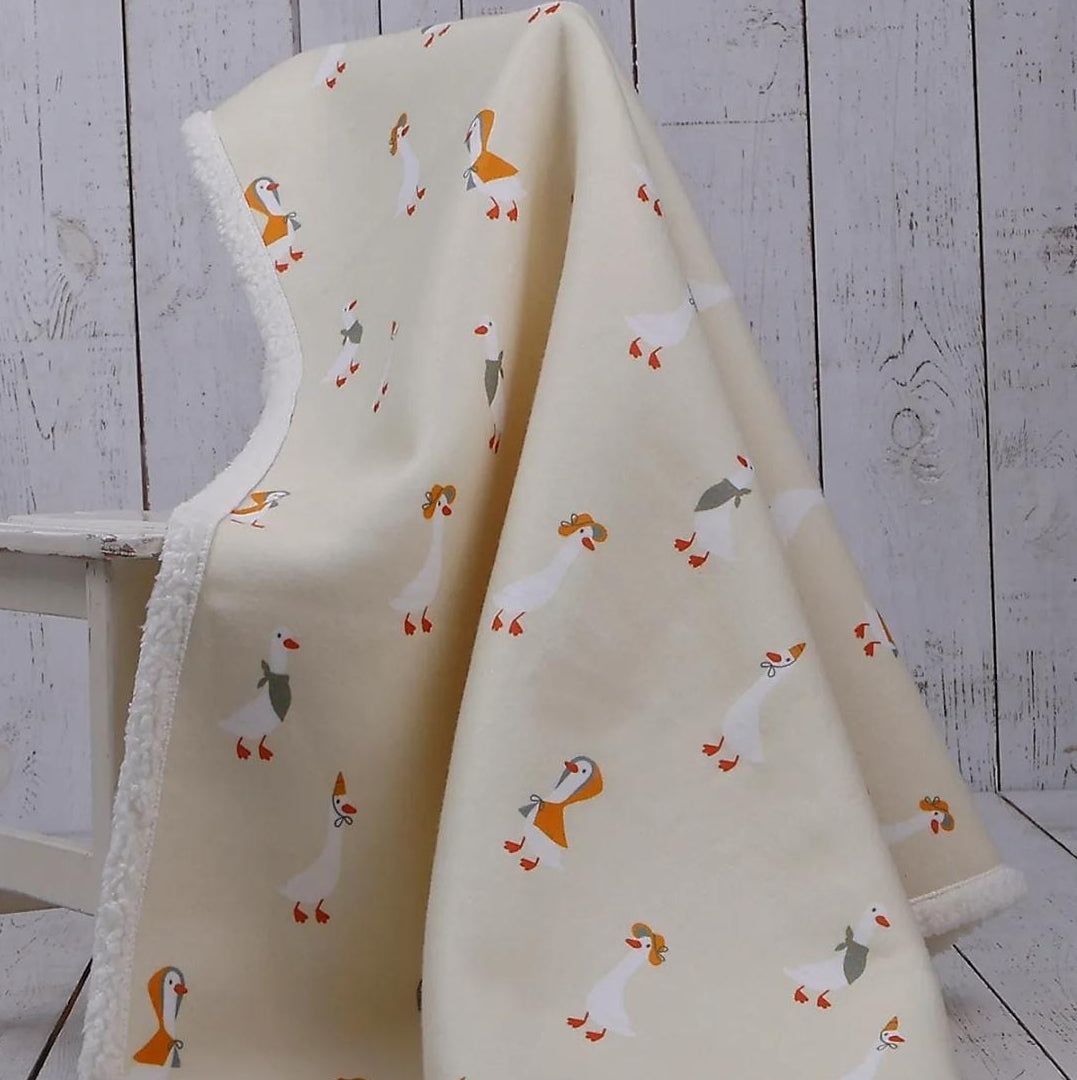 DOUBLE SIDED SHERPA - baby blanket