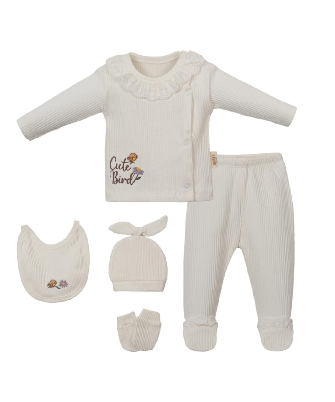 Light knitted 5pc welcome set