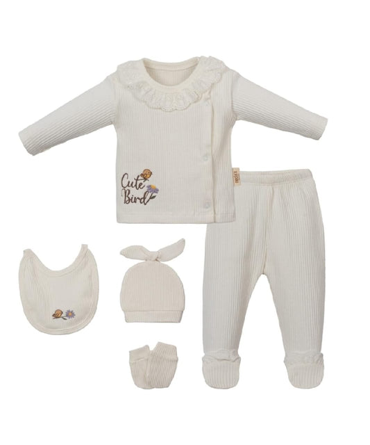 Light knitted 5pc welcome set
