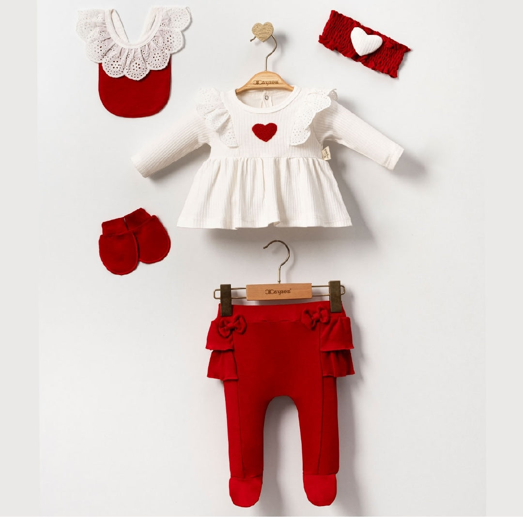 MC - KNITTED - 5pc LOVE  welcome set