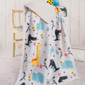 DOUBLE SIDED SHERPA - baby blanket