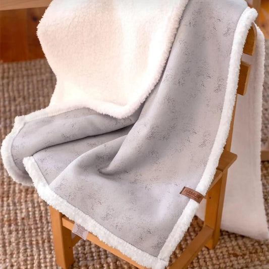 DOUBLE SIDED SHERPA - baby blanket