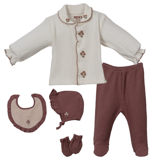 Light knitted 5pc welcome set