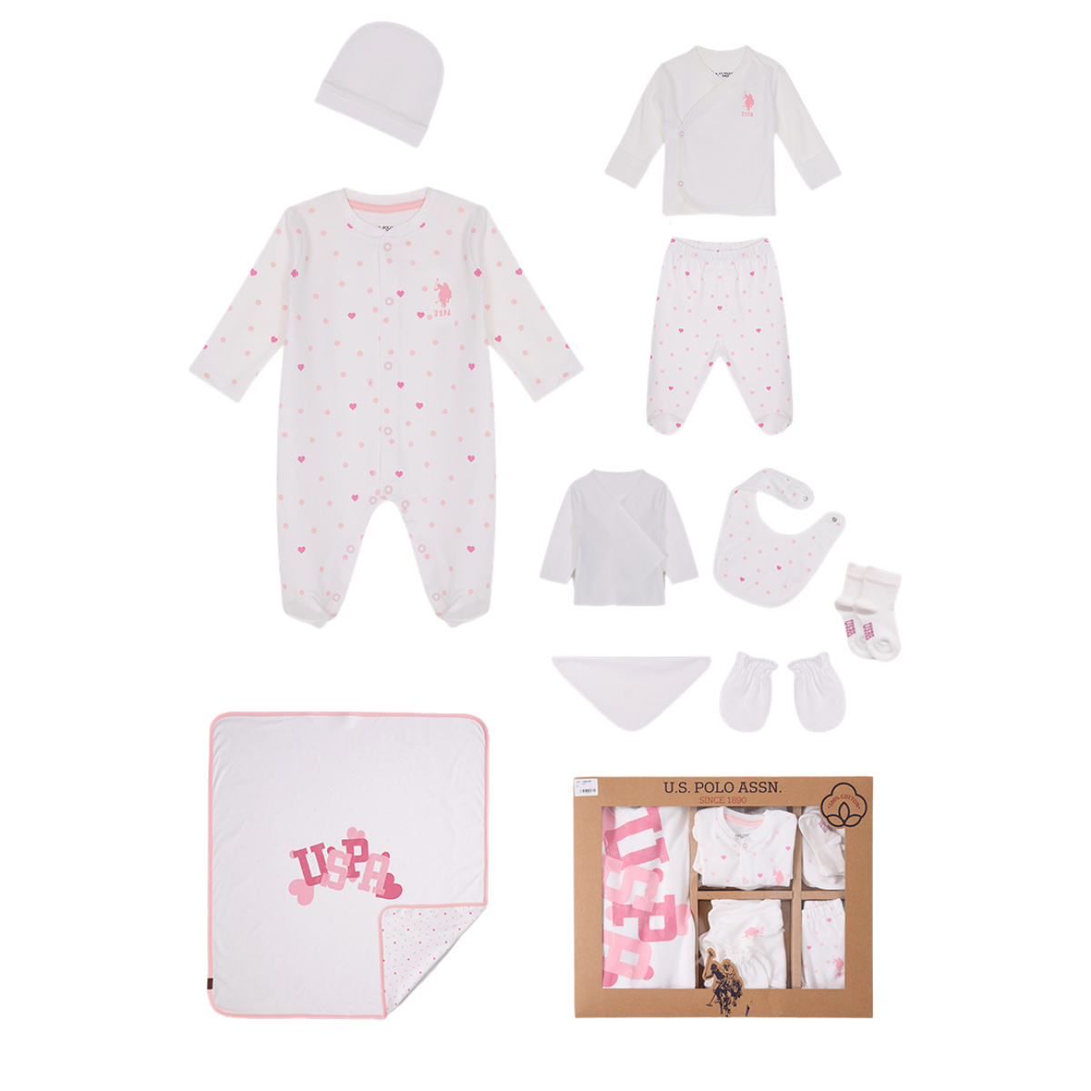 U.S.POLO ASSN. - COTTON welcome set