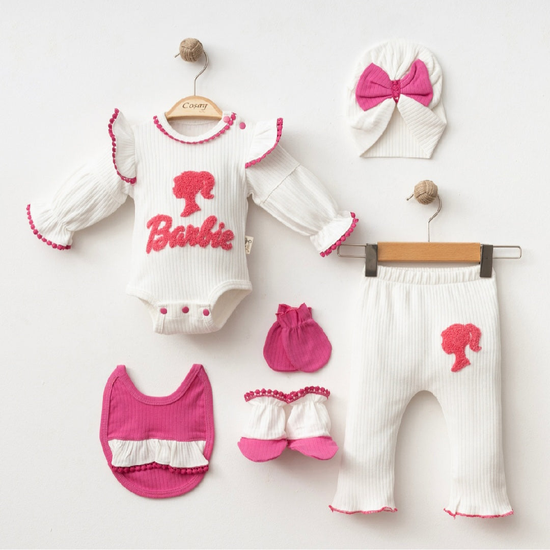 Light knitted 5pc welcome set