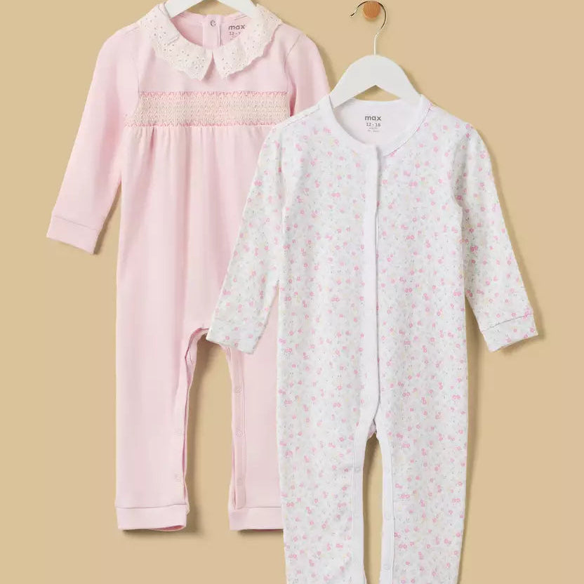 MAX-Pack of 2 - Assorted Sleepsuit