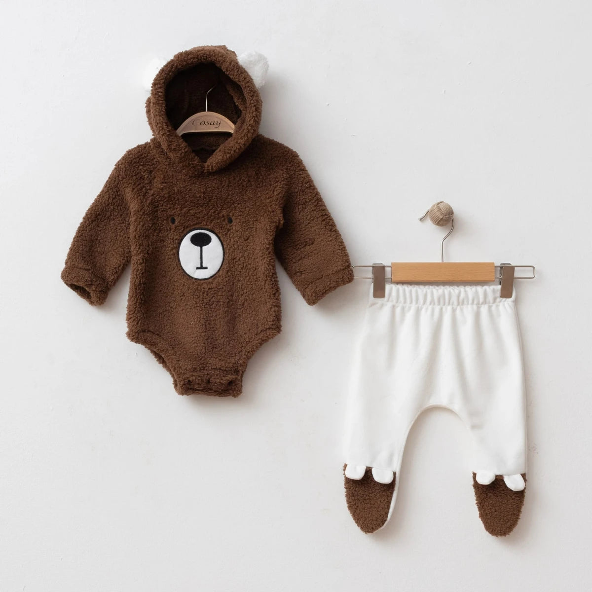 2PC FLEECE BEAR SET