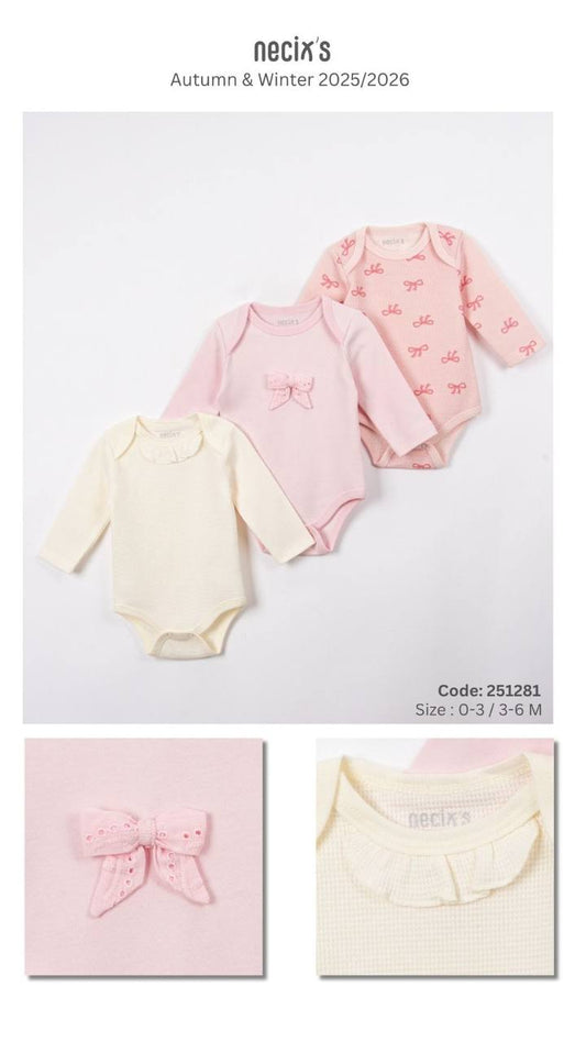 PACK OF THREE SETS - Ribbed